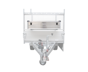 Staubox aus Aluminium | am Aufsatz
