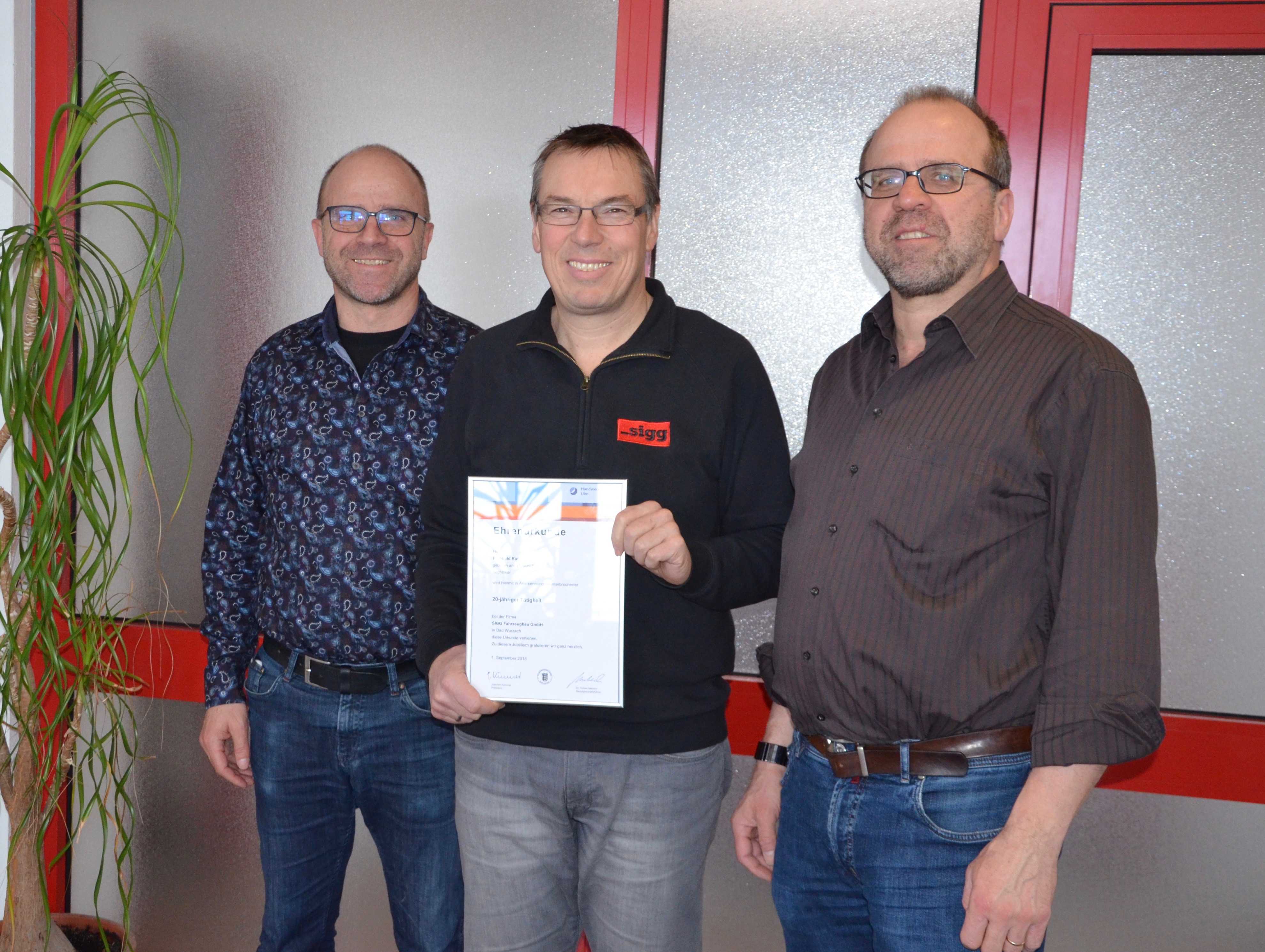 20 Jahre Konstrukteur bei SIGG