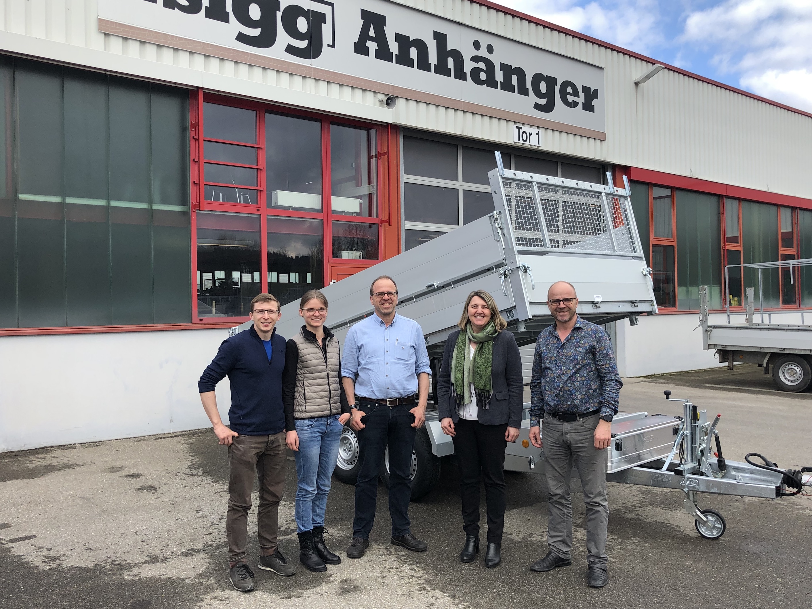 Bürgermeisterin Scherer besucht die Firma SIGG-Fahrzeugbau